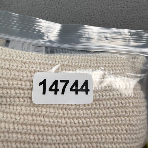 Buck Mason Seafarer Cotton Rib Crew Neck Sweater Mens Medium Sand Dollar NEW - Picture 8 of 8